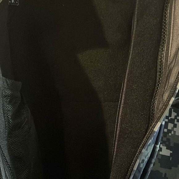 Men's Blue Camouflage Field Jacket - Picture 5 of 14